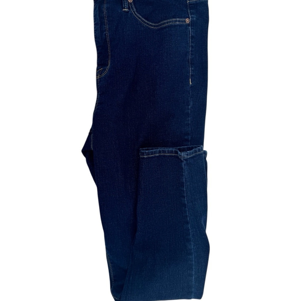 Seven7 Women’s Classic Skinny Navy Straight Jeans size 12 - Picture 2 of 7